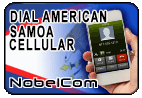 Dial American Samoa - Cell