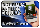 Dial French Antilles - Cell