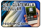 Dial Guatemala - Cell