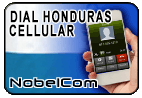 Dial Honduras - Cell