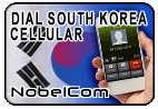 Dial Korea South - Cell