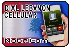 Dial Lebanon - Cell