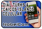 Dial Turks & Caicos Islands - Cell