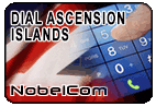 Dial Ascension Islands