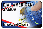 Dial American Samoa