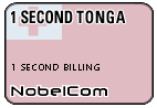 One Second Tonga