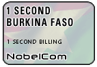 One Second Burkina Faso